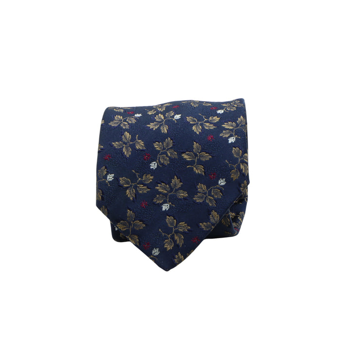 Fumagatti Cravatta Blu con Fantasia Uomo