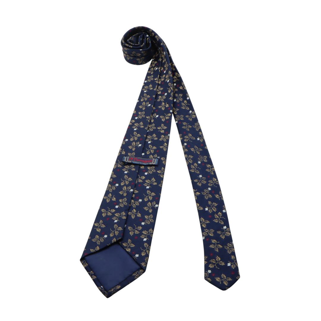 Fumagatti Cravatta Blu con Fantasia Uomo