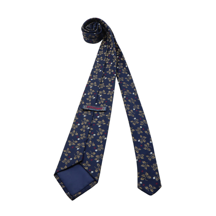 Fumagatti Cravatta Blu con Fantasia Uomo