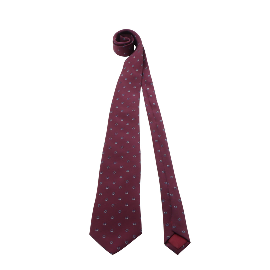 Peter Keen Cravatta Bordeaux in Seta Uomo