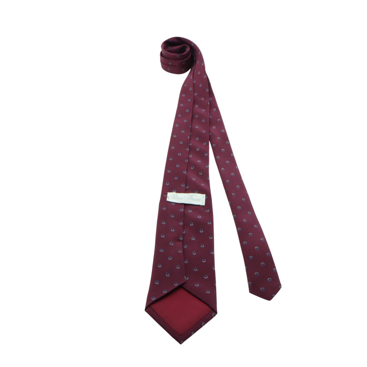 Peter Keen Cravatta Bordeaux in Seta Uomo