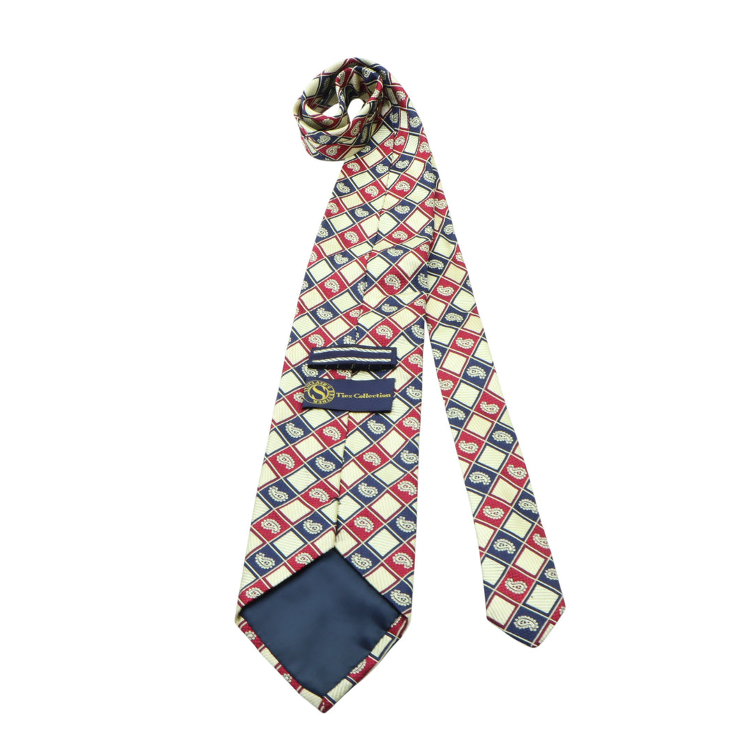 Ties Collection Cravatta Multicolore in Seta Uomo