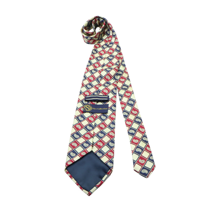 Ties Collection Cravatta Multicolore in Seta Uomo