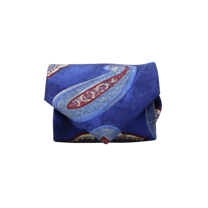 Joop Cravatta Blu con Fantasia in Seta Uomo