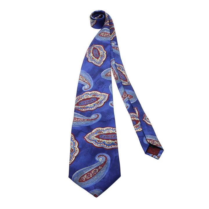 Joop Cravatta Blu con Fantasia in Seta Uomo