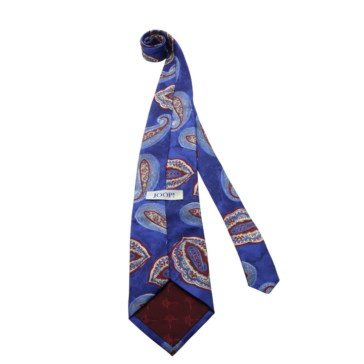 Joop Cravatta Blu con Fantasia in Seta Uomo
