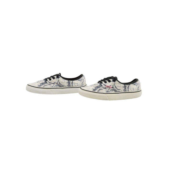 Vans Authentic Basse Nero con Rose Eur 36 Unisex