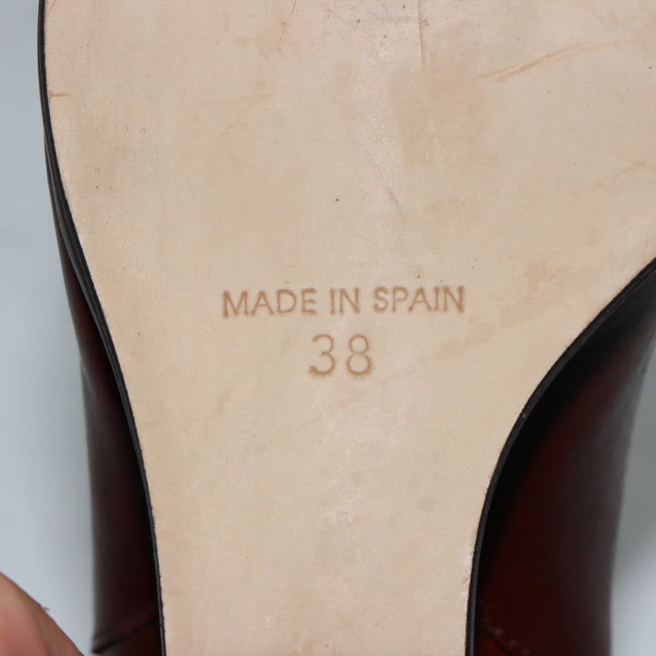 Manor Stivaletto Marrone EU 38 Donna Made in Spagna