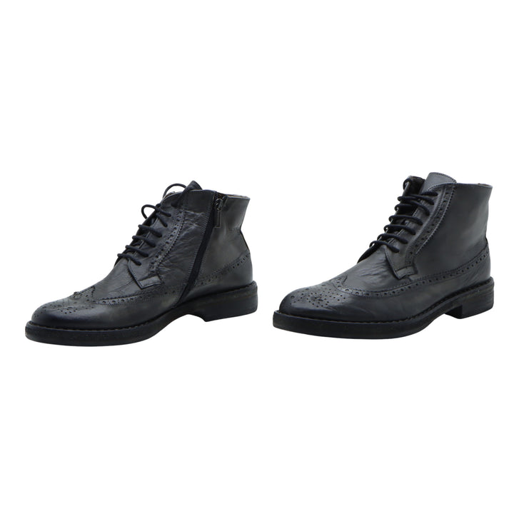 Mercanti Fiorentini Scarpa in Pelle Grigio EU 43 Uomo