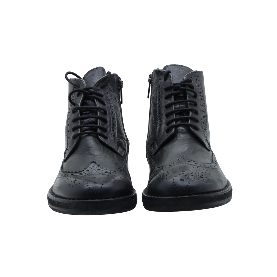 Mercanti Fiorentini Scarpa in Pelle Grigio EU 43 Uomo
