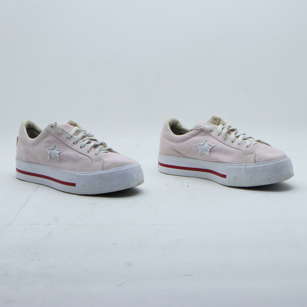 Converse One Star Sneakers Platform Rosa in Tela EU 39 Donna