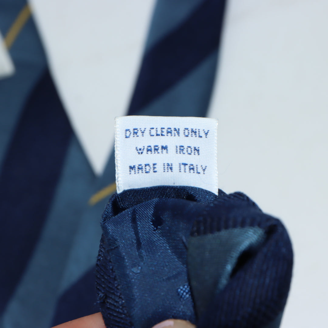 Givenchy Cravatta Blu con Fantasia in Seta Uomo