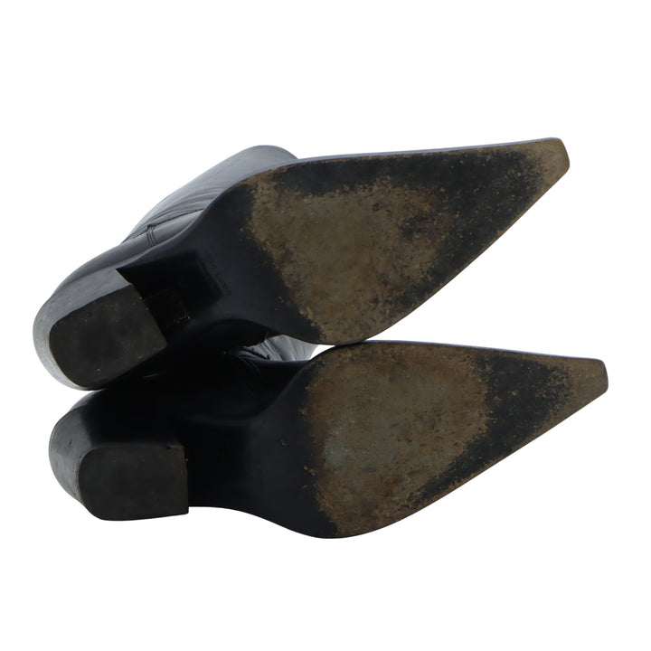 Gaia D'Este Stivale Nero in Pelle Eu 37.5 Donna