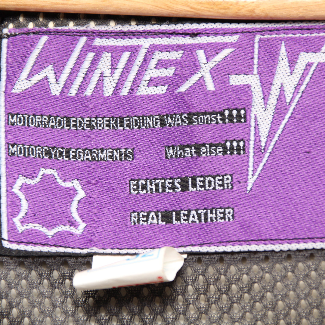 Wintex Tuta da Moto Nera e Viola Taglia 52 Uomo
