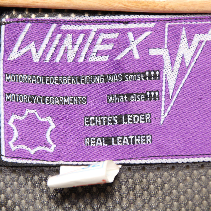 Wintex Tuta da Moto Nera e Viola Taglia 52 Uomo