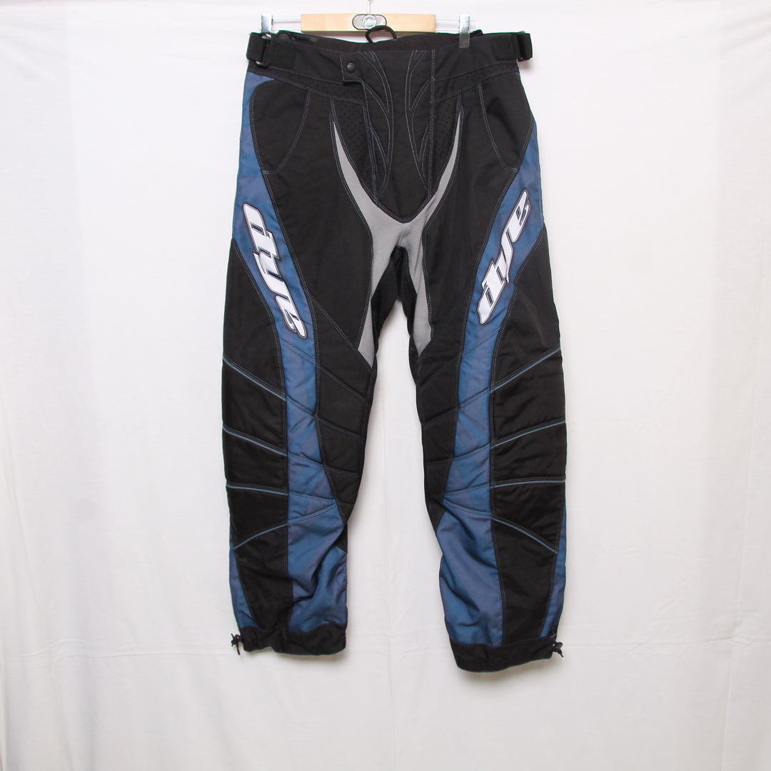Dye Pantalone da Motocross Nero e Blu Taglia L Uomo