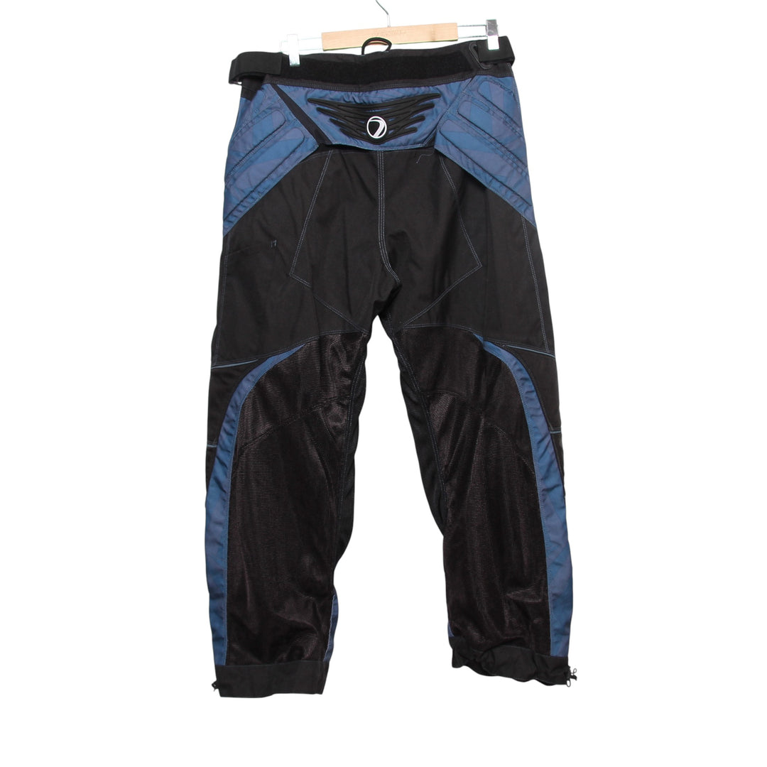 Dye Pantalone da Motocross Nero e Blu Taglia L Uomo