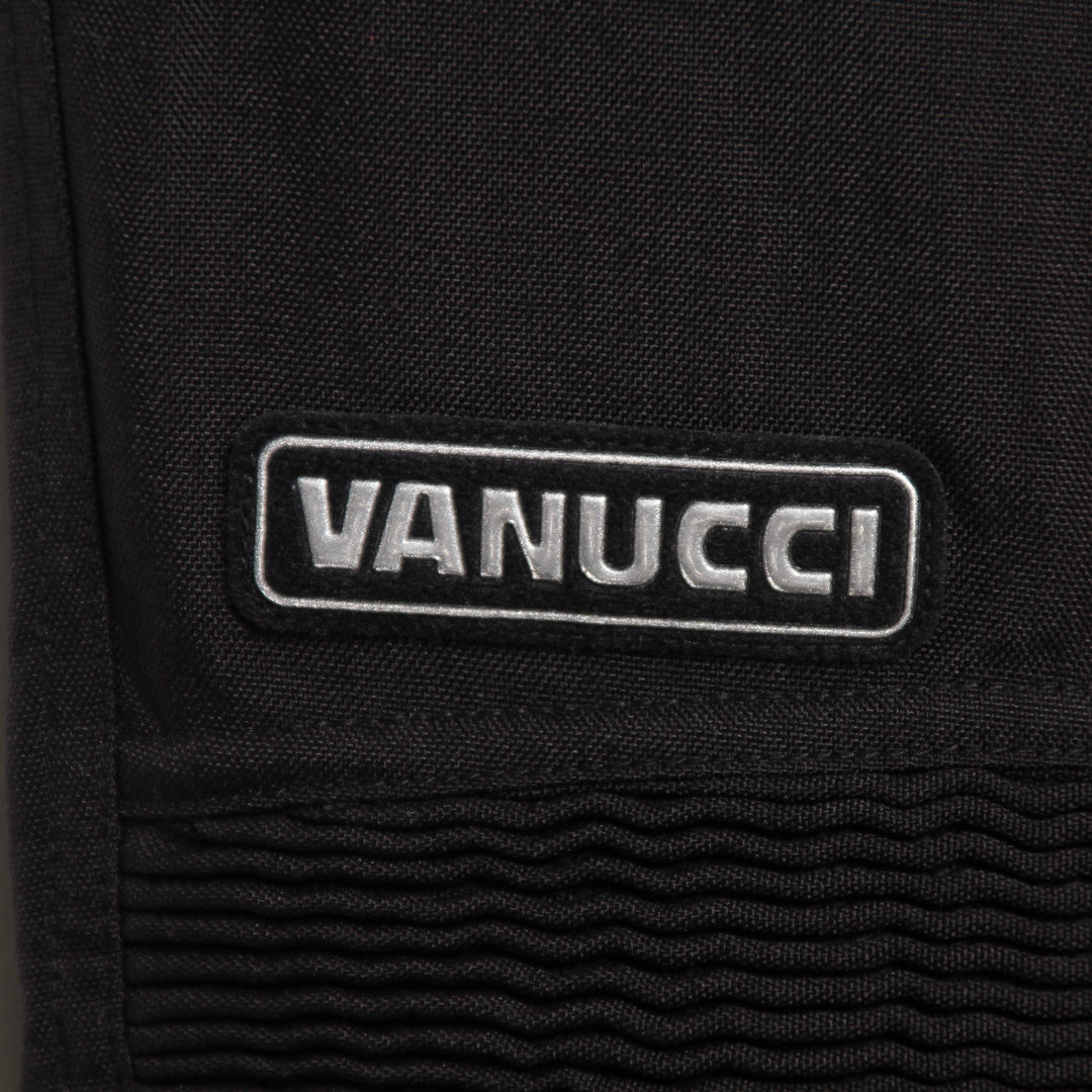 Vanucci Pantalone da Moto Touring Nero Taglia 52 Uomo