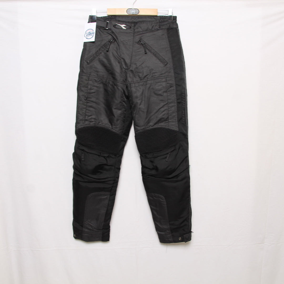 Diadora Pantalone da Moto Touring Nero Taglia S Uomo