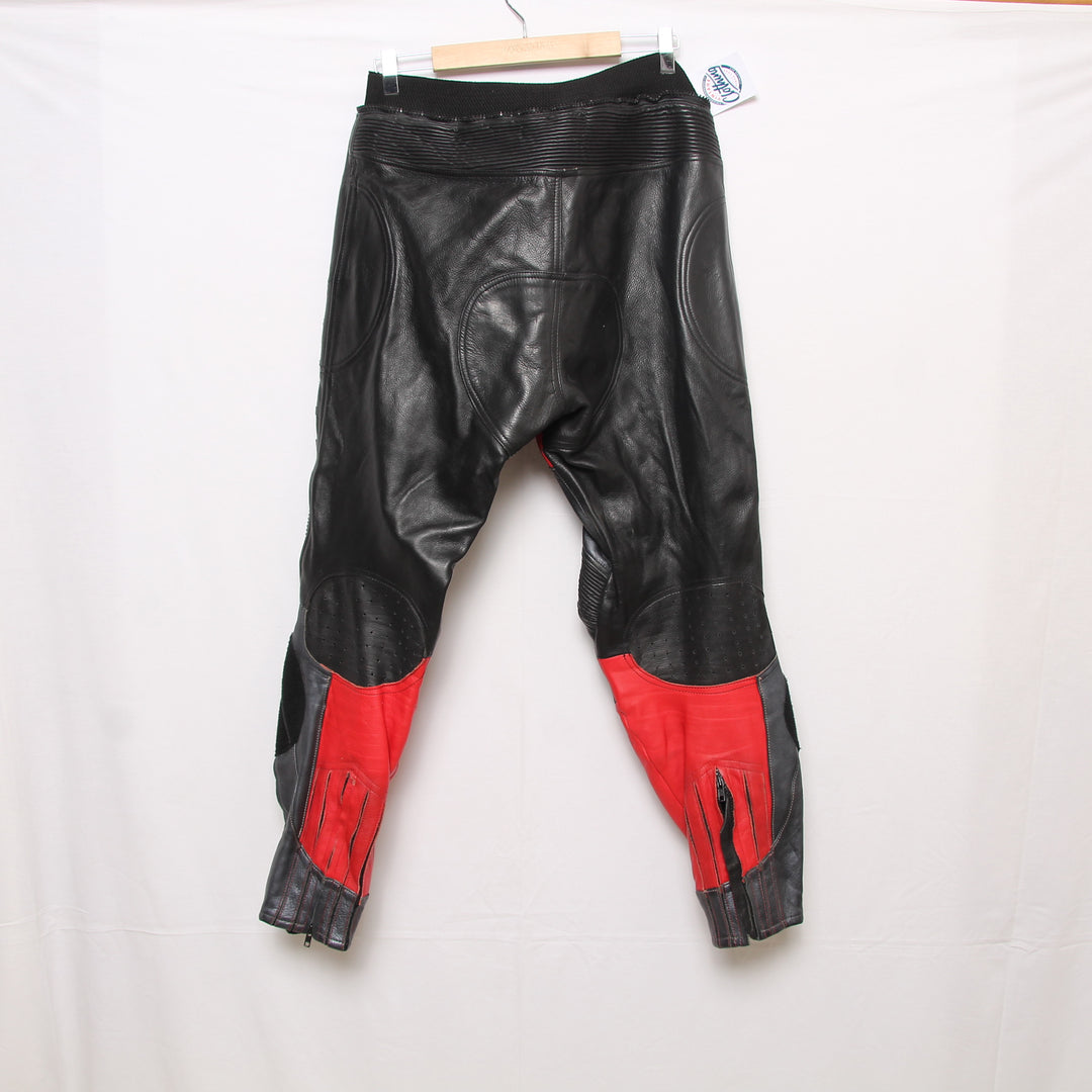 Heros by Held Reacing Pantalone da Moto Touring Vintage Nero e Rosso Taglia 54 Uomo