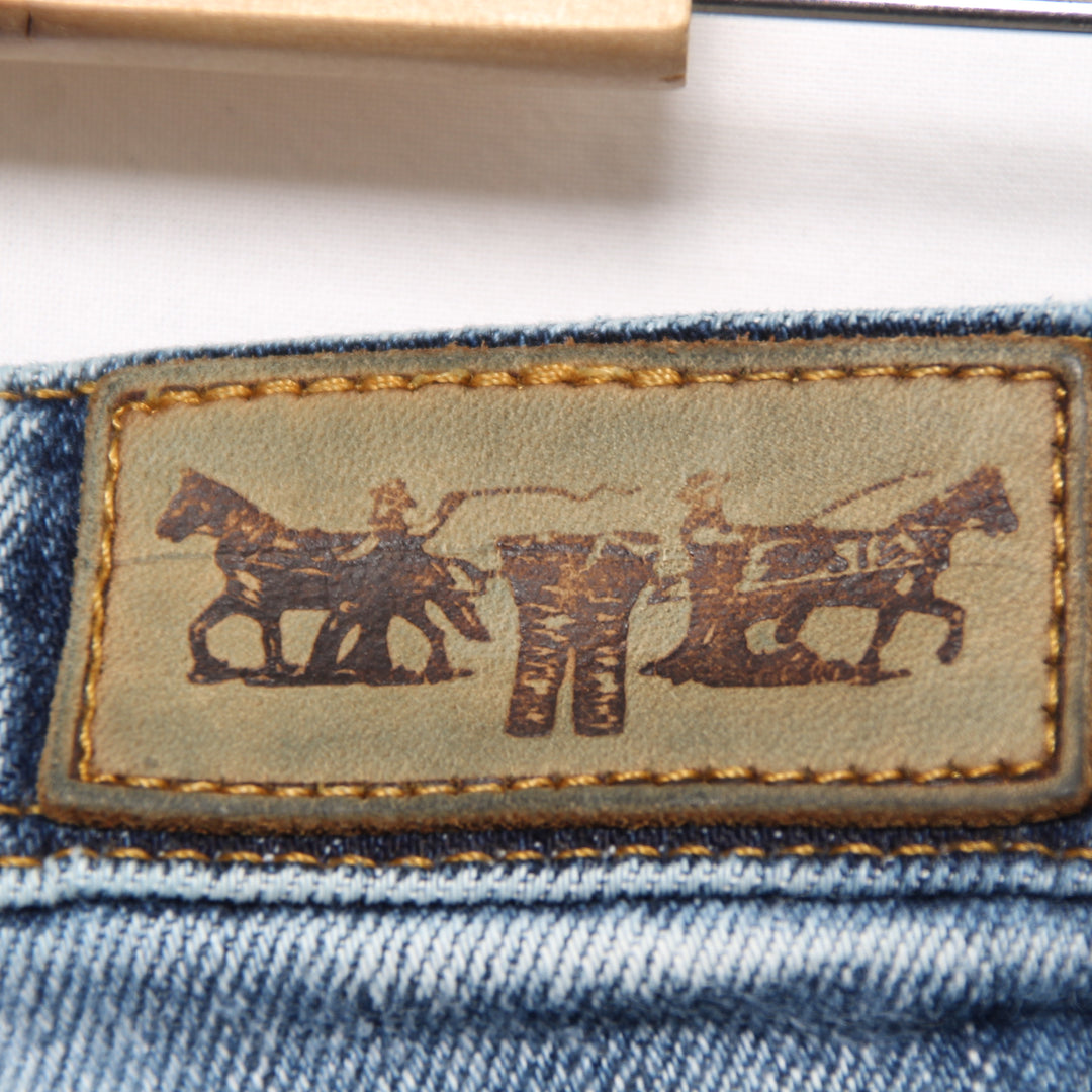 Levi's 627 Shorts di Jeans Denim Taglia W28 Donna