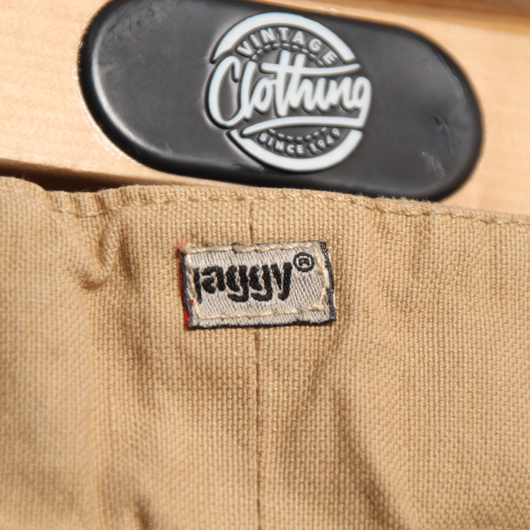 Jaggy Bermuda Rivettato Marrone W38 Uomo Deadstock w/Tags