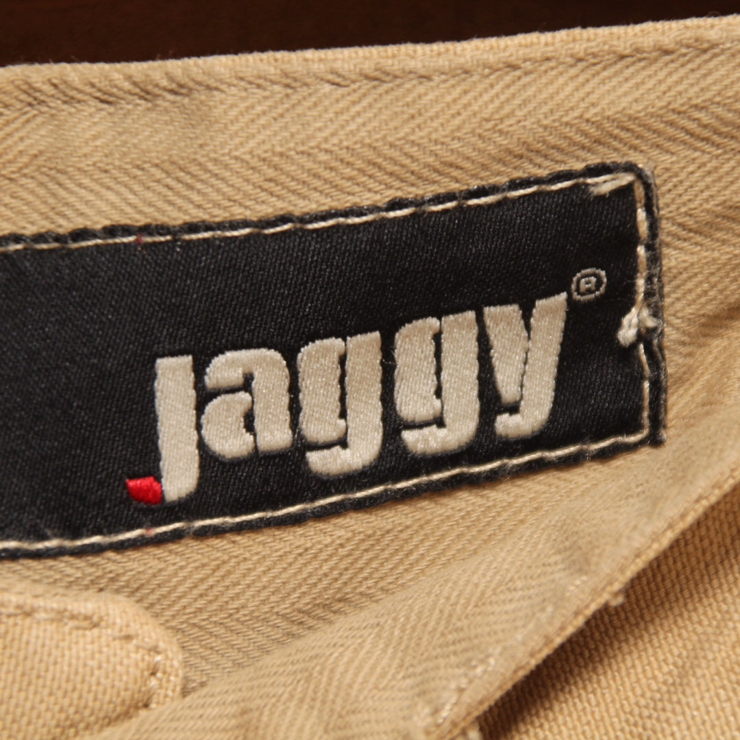 Jaggy Bermuda Rivettato Marrone W38 Uomo Deadstock w/Tags