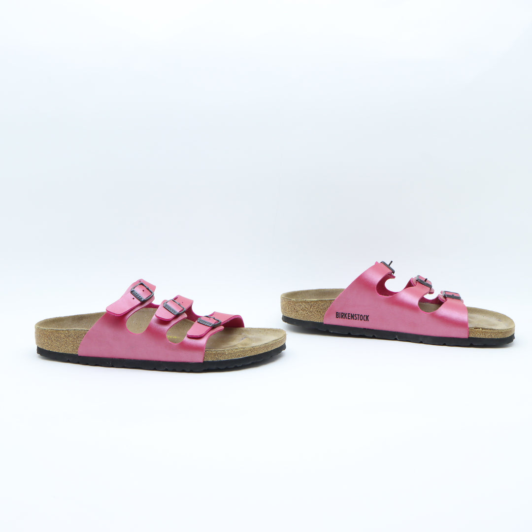 Birkenstock Florida Sandalo Fucsia in Birko Flor EU 42 Donna