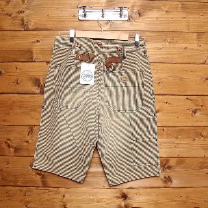 Jaggy Bermuda Rivettato Vintage Azzurro e Beige W31 Uomo