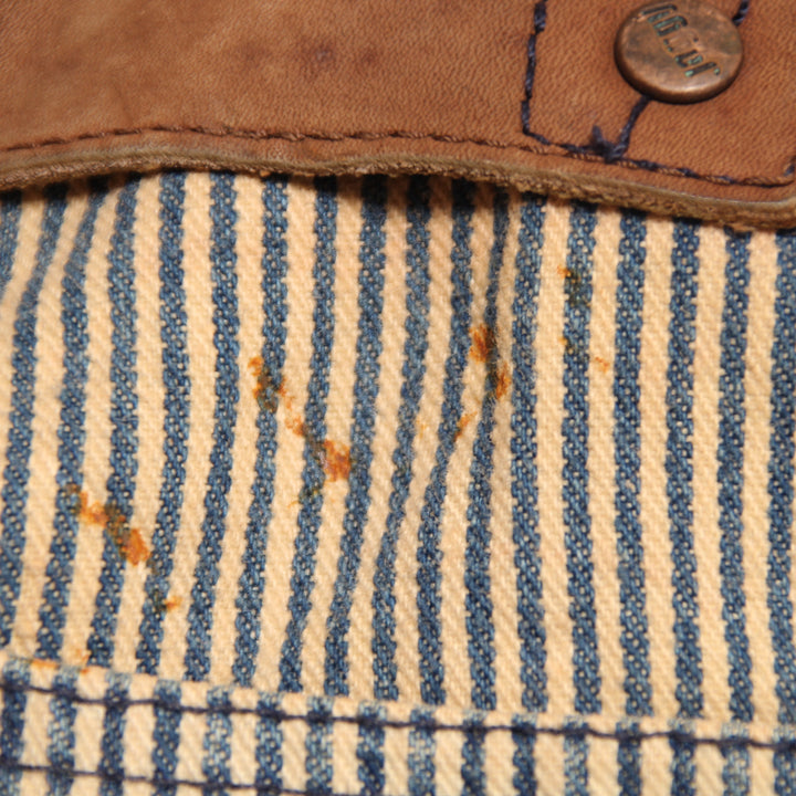 Jaggy Bermuda Rivettato Vintage Azzurro e Beige W31 Uomo