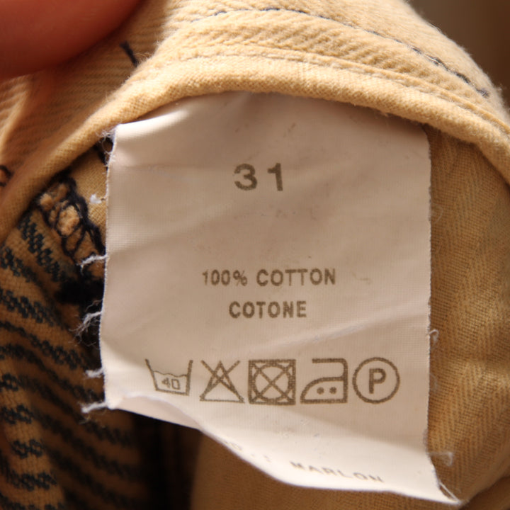 Jaggy Bermuda Rivettato Vintage Azzurro e Beige W31 Uomo