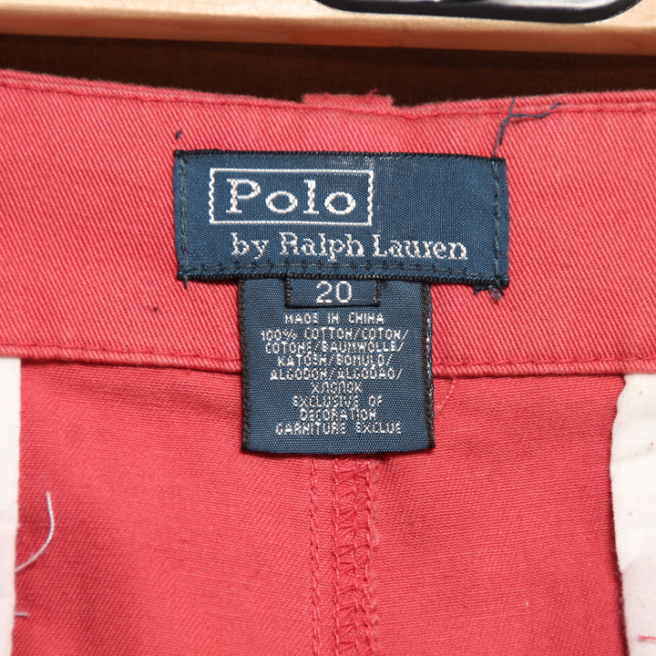 Polo by Ralph Lauren Bermuda Rosso Taglia 20 Uomo