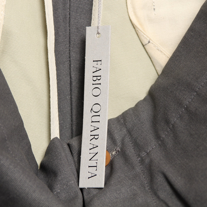 Fabio Quaranta Bermuda Grigio Uomo Deadstock w/Tags