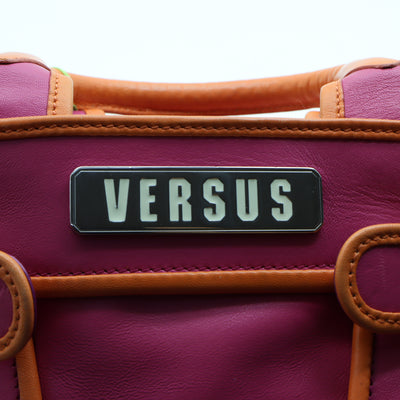 Versace Versus Borsa Fucsia e Arancione in Pelle Donna