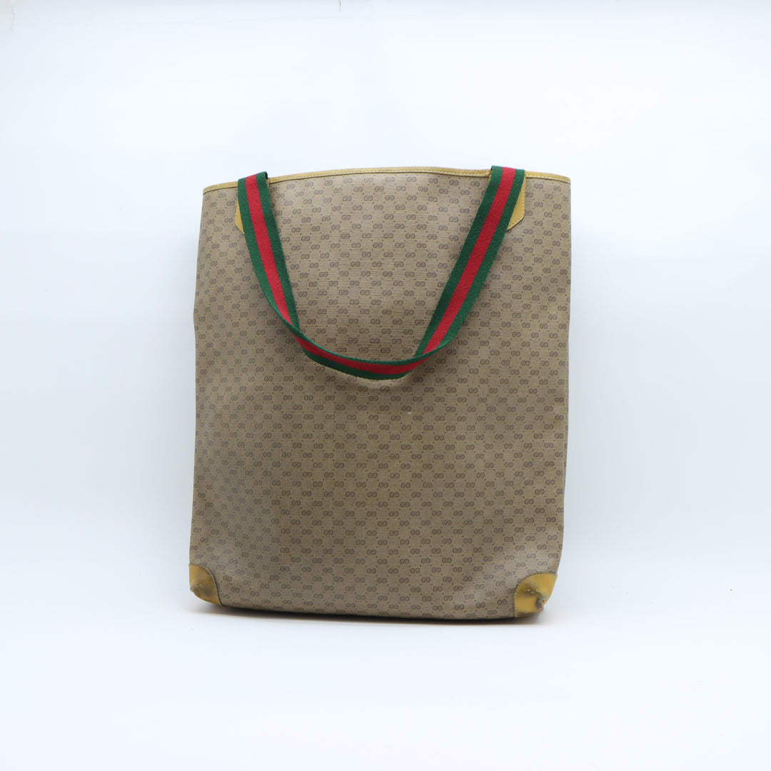 Gucci GG Supreme Coated Canvas Borsa Vintage 80' Beige da Donna