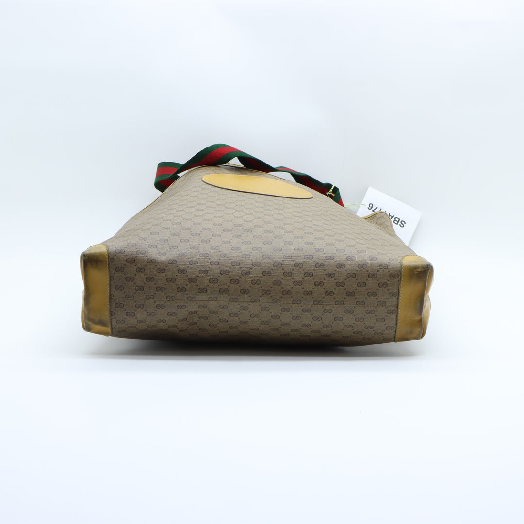 Gucci GG Supreme Coated Canvas Borsa Vintage 80' Beige da Donna