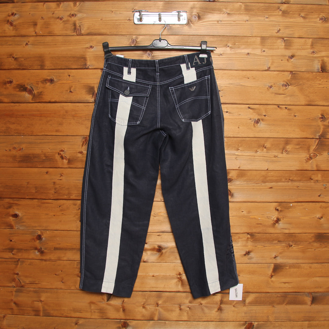 Armani Jeans Pantalone Baggy Blu Taglia 50 Uomo