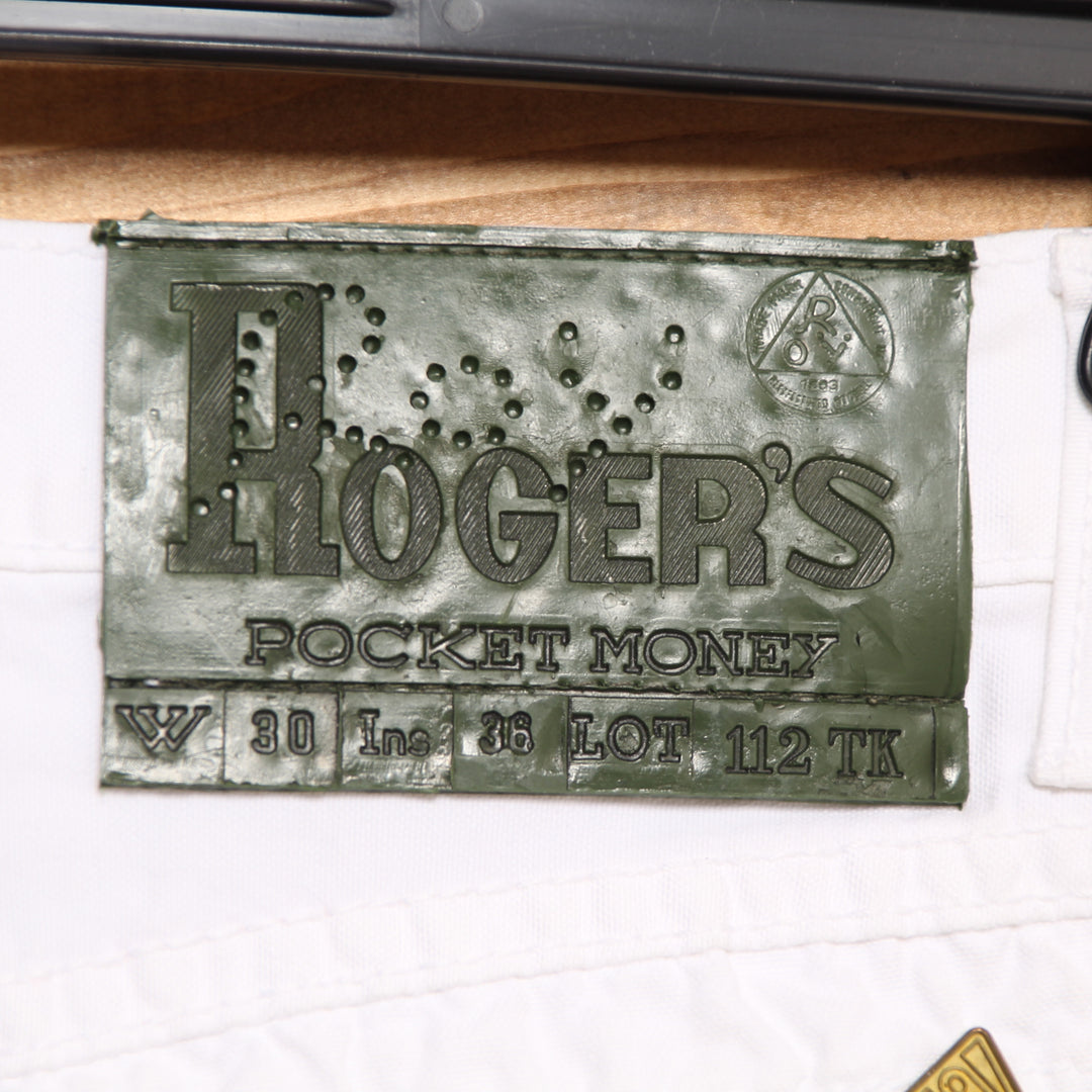Roy Roger's Minigonna di Jeans Bianca W30 Donna