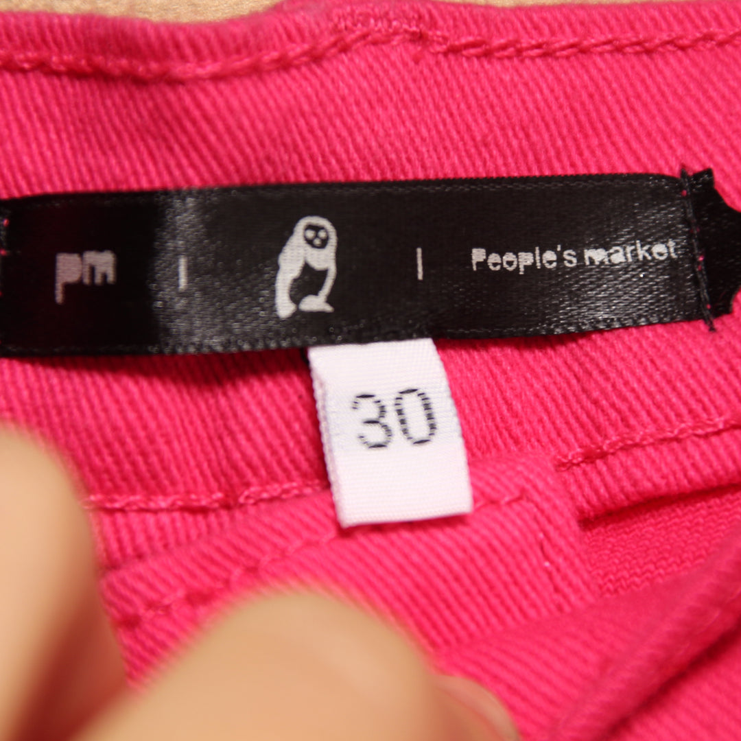 People's Market Pantalone Skinny Fucsia W30 Donna