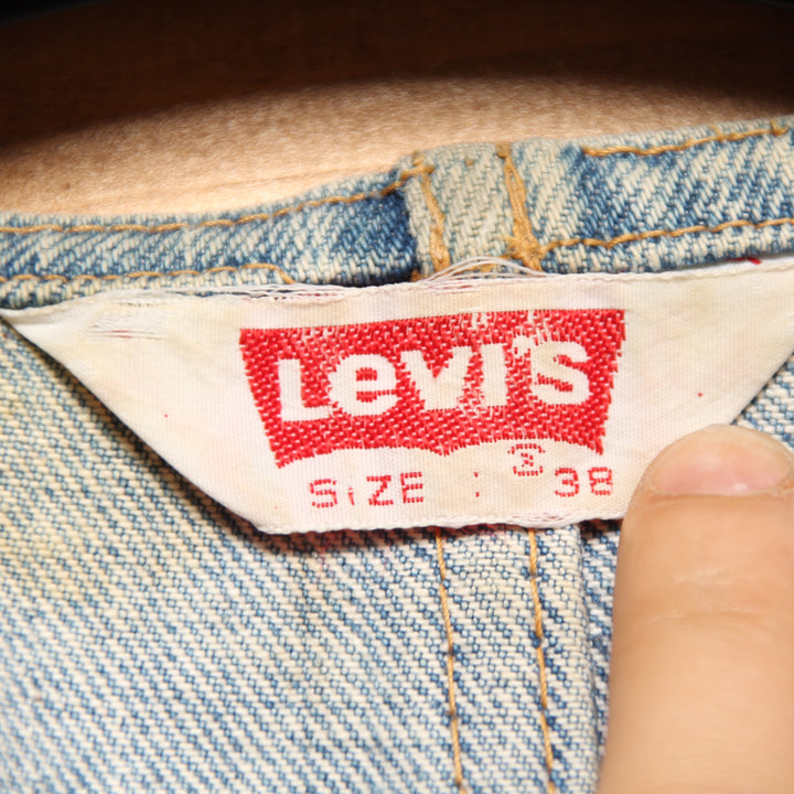 Levi's Gilet di Jeans Denim Taglia 38 Unisex