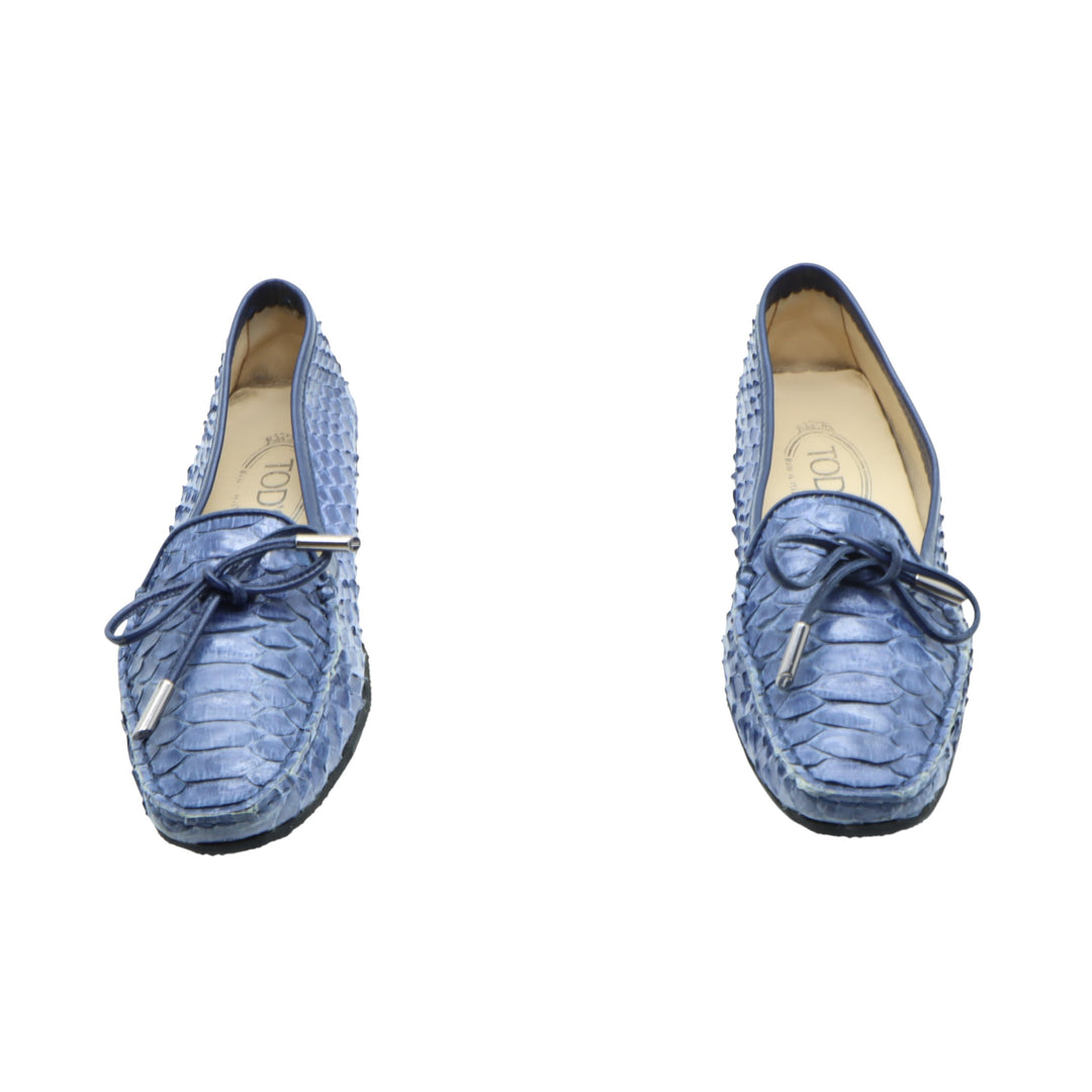 Tod's Mocassino Blu Eu 36 Donna