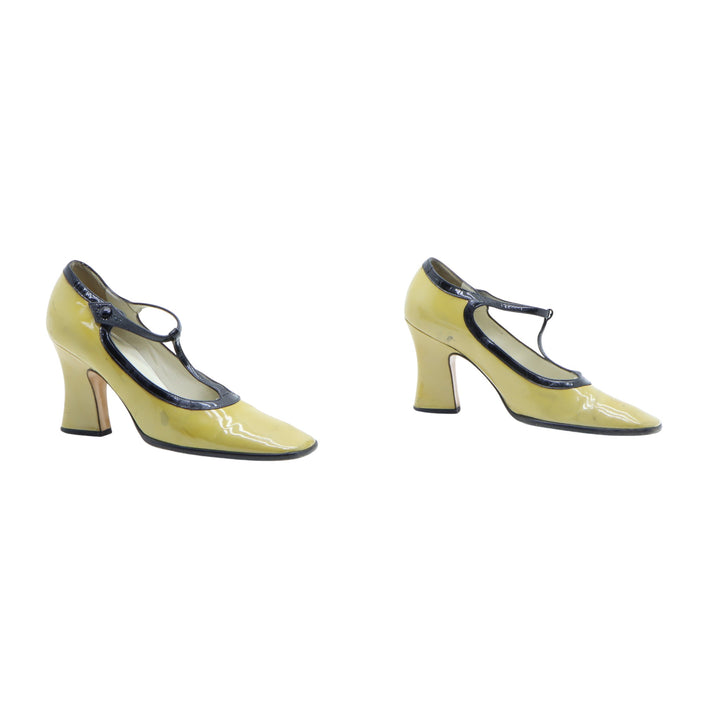 Prada Décolleté Giallo Eu 37 Donna