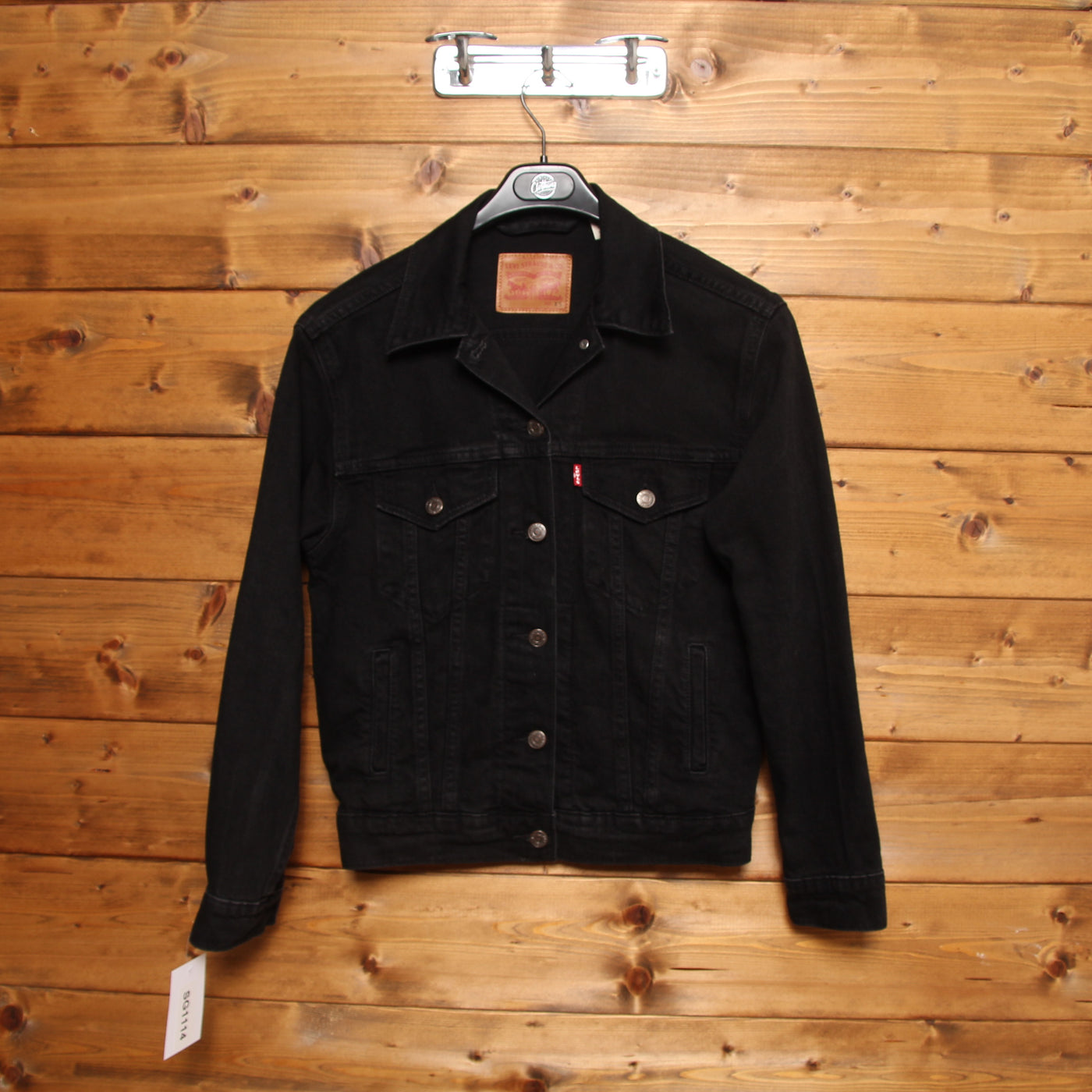 Giubbotto jeans levi's outlet nero