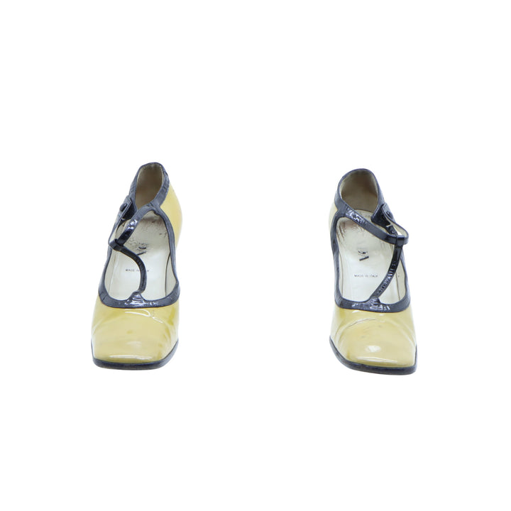 Prada Décolleté Giallo Eu 37 Donna