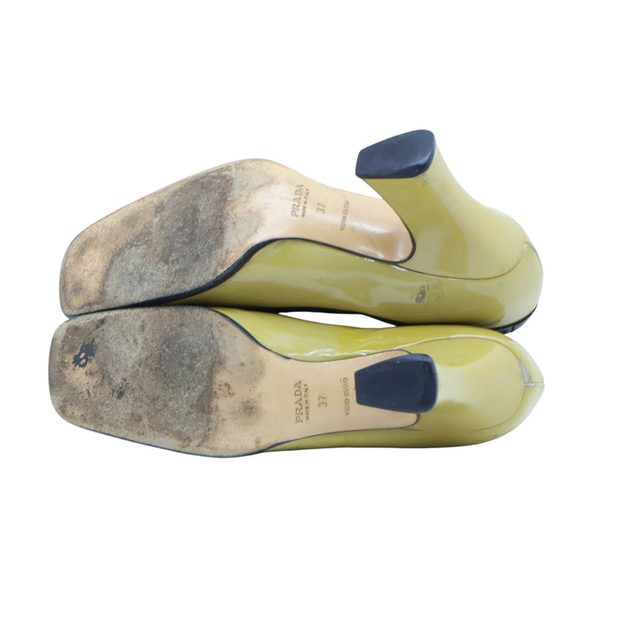 Prada Décolleté Giallo Eu 37 Donna