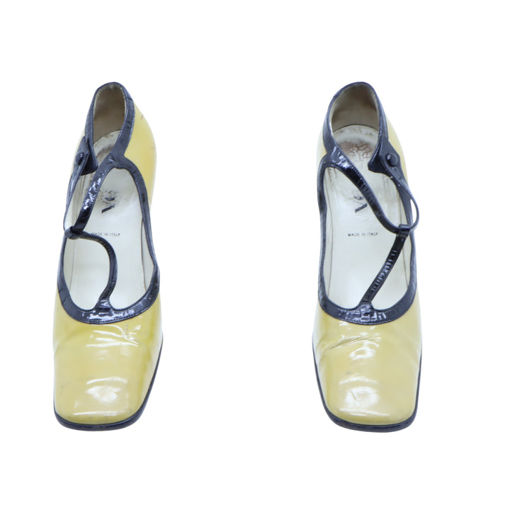 Prada Décolleté Giallo Eu 37 Donna