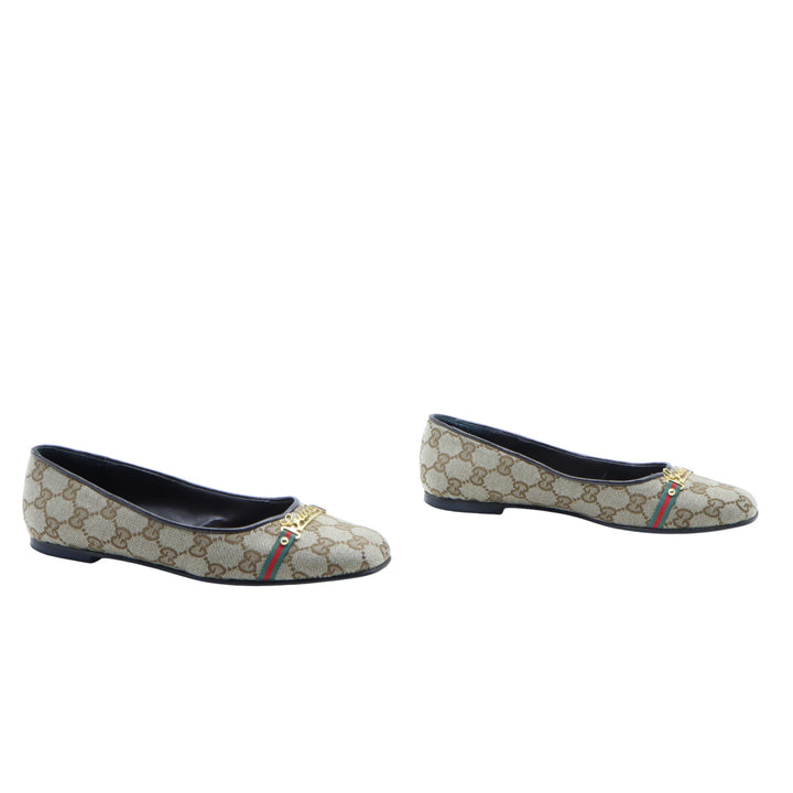 Gucci Ballerine Marrone Eu 38 Donna