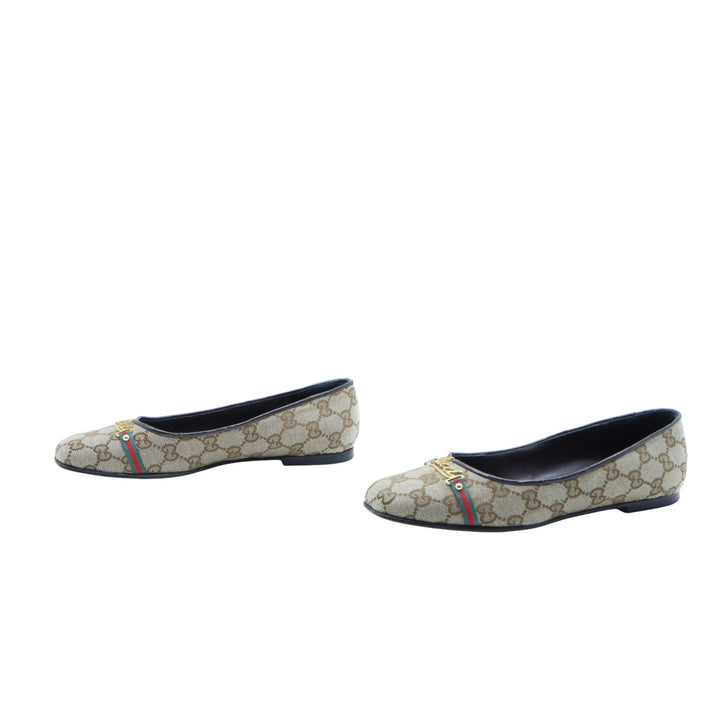 Gucci Ballerine Marrone Eu 38 Donna