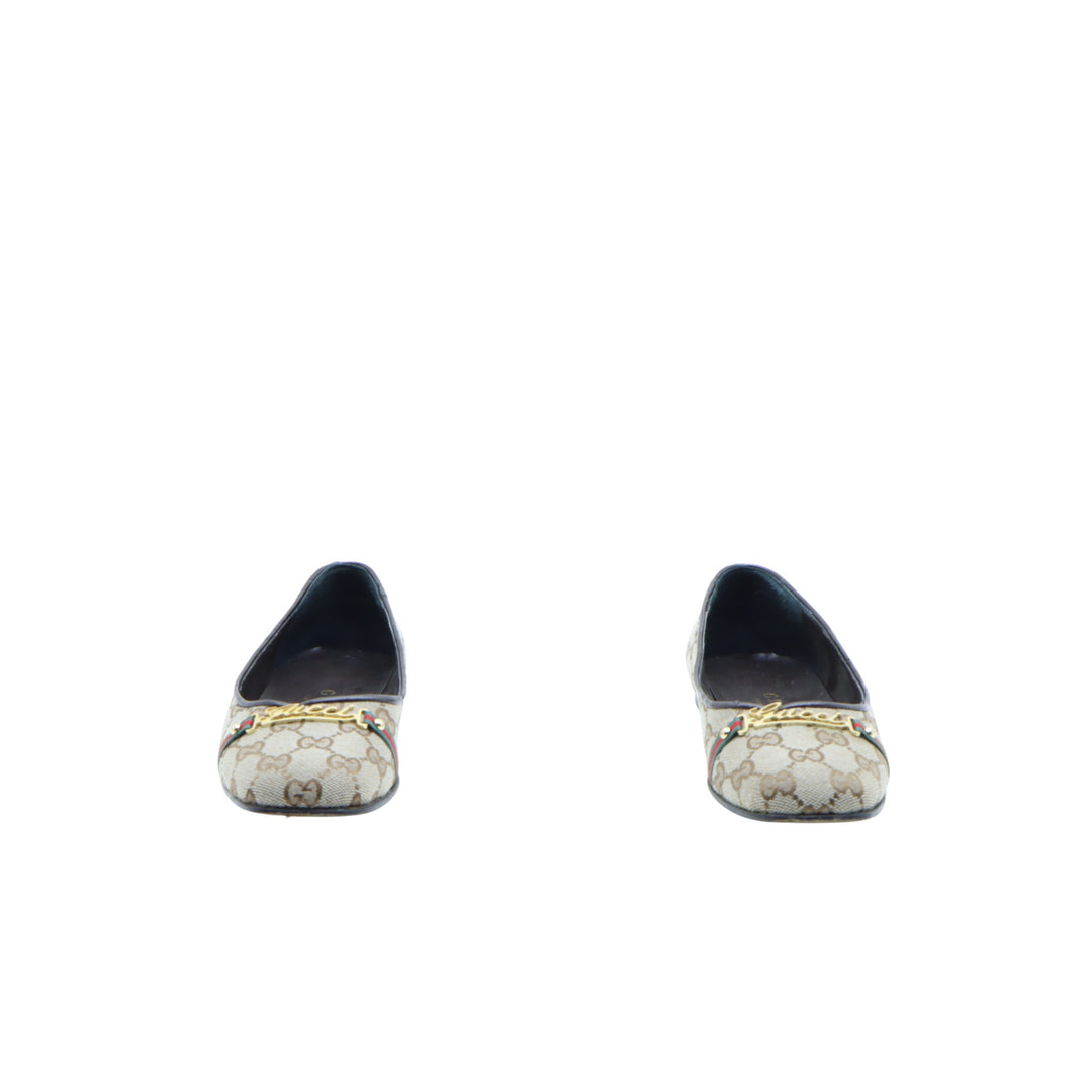 Gucci Ballerine Marrone Eu 38 Donna