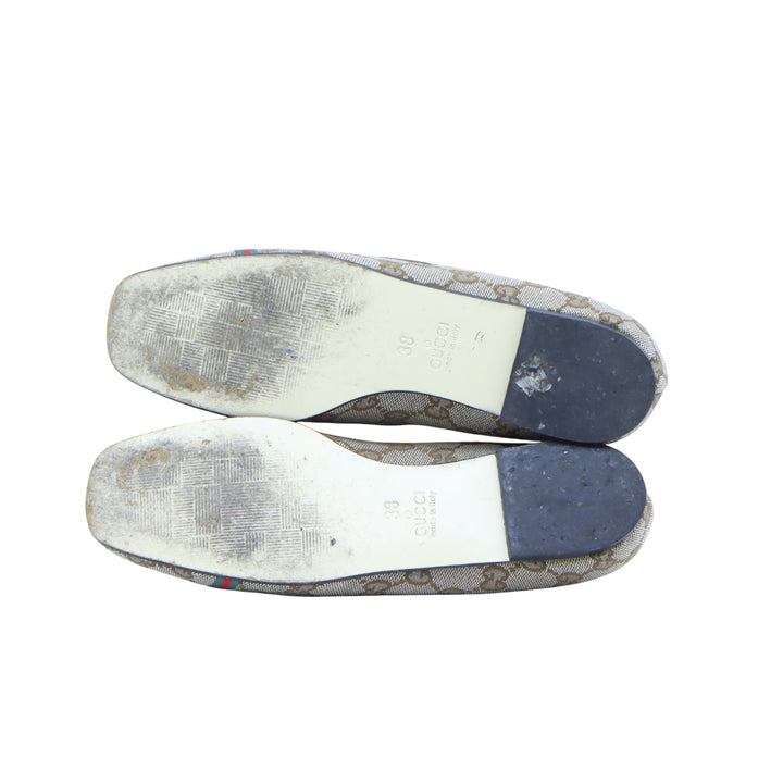 Gucci Ballerine Marrone Eu 38 Donna